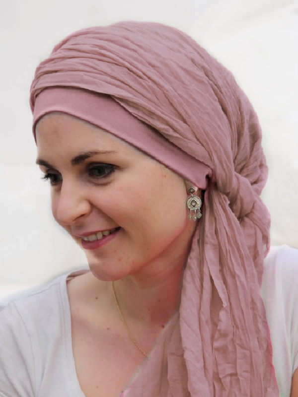 New Delhi Pink - hoofddoekjes chemo Chemo mutsjes chemo sjaals Lookhatme